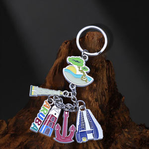 Porte-clés rotatif personnalisé avec logo saoudien, en métal émaillé souple, style vintage, breloque en époxy – Grande Vente - Product Image 3