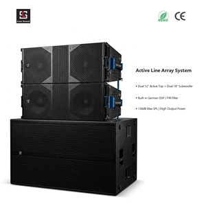 Altavoces Profesionales Activos de Línea, 800W, Biamplificados, Monitor de Escenario con Módulo DSP FIR Alemán - Product Image 1