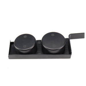 Portavasos para consola central de la serie Bmw 5, portavasos de plástico negro para coches con volante a la izquierda - Product Image 5