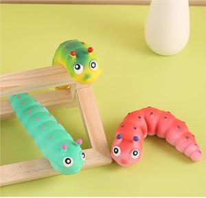Stretchy Squishy Caterpillar <b>Toy</b> TPR <b>Sensory</b> Fidget Stress Relief <b>Pull</b> and Squeeze Creative Kids <b>Toy</b> Bulk Wholesale - Product Image 1