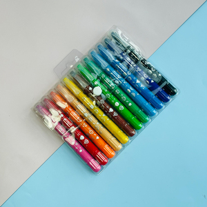 GF vendita calda 6/10/12 colori torna a scuola studenti artista disegno Twistable <span class=keywords><strong>pastelli</strong></span> lavabili setosi <span class=keywords><strong>per</strong></span> bambini - Product Image 5