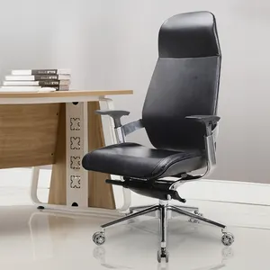 Роскошный удобный офисный стул с высокой спинкой для руководителя