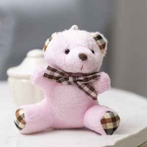 Ours en peluche en peluche Mini ours poupée animaux en peluche porte-clés sac pendentif décoration de mariage enfants fête d'<span class=keywords><strong>anniversaire</strong></span> <span class=keywords><strong>Gif</strong></span> - Product Image 3