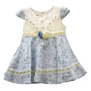 Elsali custom baby blue dress women baby girl dresses clothes sweet princess dress for baby