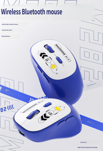 เมาส์ไร้สายแบบ Dual Mode BT5.2 สำหรับสำนักงาน คอมพิวเตอร์  ออกแบบตามหลักสรีรศาสตร์  คลิกเงียบไร้เสียง  รับผลิตตามสั่งพร้อมโลโก้  ขายส่งจากโรงงาน - Product Image 5