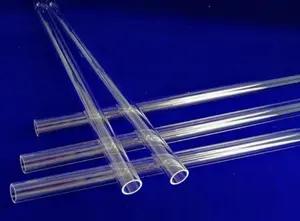 Nhà máy tùy biến chất lượng cao đường kính lớn ống thủy tinh thạch anh Fused silica Ống