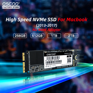 OSCOO NVMe M.2 SSD フェストプレート 256GB～2TB 内蔵ハードドライブ Macbook Air & Mac Pro 13インチ 2013-2017 ノートパソコン用 - Product Image 2