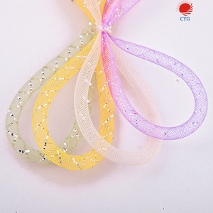 CYG 批发 多色 6 毫米银色弹力网状管状马毛裙撑 裙撑裙撑 适合新娘舞会礼服 - Product Image 1