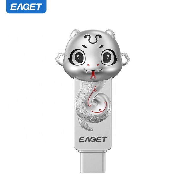 EAGET HT18 Snake Zodiac Chiavetta USB Stick 3.2 Interface New Office Memoria USB for Corporate Gift Wholesale Flash Thumb Drive