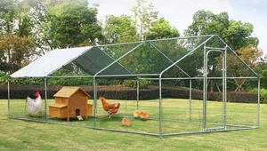Di grandi dimensioni In metallo gabbie di pollo run coop a piedi In custodia del <span class=keywords><strong>coniglio</strong></span> anatre gallina pollame <span class=keywords><strong>casa</strong></span> 6x3x2m - Product Image 4