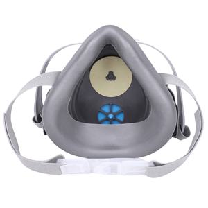 Masker <span class=keywords><strong>Respirator</strong></span> silikon tahan Gas KN95, dapat digunakan kembali ukuran dapat diatur dengan Filter yang dapat diganti untuk perlindungan debu industri - Product Image 4