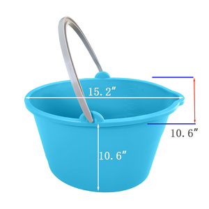 Balde de Plástico de 12L com Bico para Lavagem, Limpeza, Armazenamento e Pintura com Cabo Durável - Product Image 2
