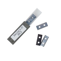 Couteaux réversibles en carbure de tungstène FHONK 30x12x2.5, lames de remplacement carrées pour grattoir, personnalisation des inserts