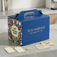 Boîte en plastique ondulé PP recyclable et réutilisable pour le stockage des aliments, des légumes et des fruits