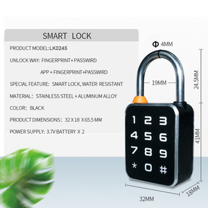 Candado Inteligente Glomarket sin Llave con App, Contraseña y Biométrico, Compatible con Ttlock y Tuya - Product Image 4