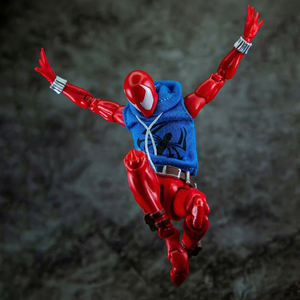 Figura de Acción de PVC de <span class=keywords><strong>Spider</strong></span>-Man <span class=keywords><strong>Scarlet</strong></span> de Stock Ct Toys, Mafex 186, Versión de Cómic Increíble, Anime, Embalaje Original - Product Image 5