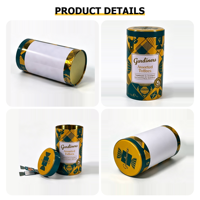 Boîte à biscuits cylindrique en fer blanc, conteneur de rangement rond en métal pour bonbons et chocolats avec couvercle imprimé or