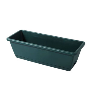 Hollen <b>Pot</b> <b>Rectangular</b> Plastic Planting Trough With Drainage Hole For Home <b>Flower</b> And Vegetable Gardening - Product Image 1