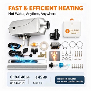 Chauffe-eau diesel 9KW 12V 24V, système de chauffage combiné pour camping-car, camion, bateau - Product Image 1