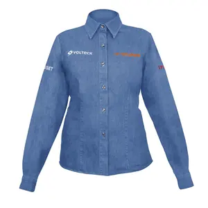 BOX 1 เสื้อเชิ้ตยีนส์แขนยาวผู้หญิง M, TRUPER - Product Image 1