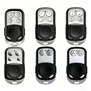 Télécommande <span class=keywords><strong>de</strong></span> <span class=keywords><strong>porte</strong></span> <span class=keywords><strong>de</strong></span> <span class=keywords><strong>garage</strong></span> automatique sans fil RF 433 MHz, bouton-poussoir métallique <span class=keywords><strong>de</strong></span> haute qualité, clonage <span class=keywords><strong>de</strong></span> clé ABCD, verrouillage/déverrouillage, vente en gros d'usine - Product Image 1