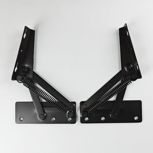 頑丈スプリングヒンジブラケット持ち上げソフトクローズサポートヒンジ胸用おもちゃ箱蓋家具ハードウェア - Product Image 1