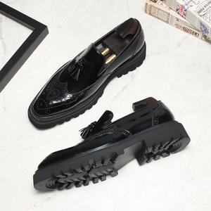 Zapatos Oxford de Cuero Genuino de Alta Calidad para Hombre, Formales de Negocios, Punta Cerrada, con Cordones, Estilo Británico, Transpirables - Product Image 6