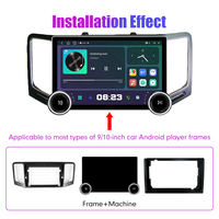 Pemutar DVD mobil 11.8 inci Android, Radio mobil untuk VW Sharan 2012-2018 2K layar QLED Stereo mobil