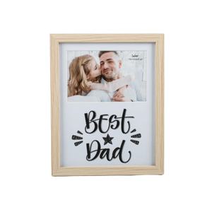 Personalizzato all'ingrosso la migliore cornice per foto in legno MDF nero 8x10 pollici per la festa del papà - Product Image 2