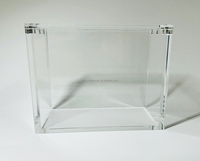 Mingshi anglais résistance Uv anglais Tcg une pièce jeu de cartes acrylique vitrine pour anglais une pièce Booster boîte
