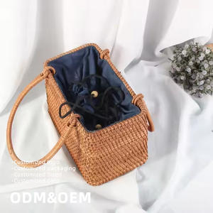 Sac de plage en rotin tissé à la main, le dernier sac de plage bohème d'été à <span class=keywords><strong>prix</strong></span> raisonnable, sac de plage en rotin <span class=keywords><strong>bali</strong></span> 2023 - Product Image 5