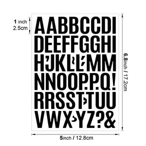 Adesivi in Vinile Nero Lucido da 1 Pollice, Impermeabili, per <span class=keywords><strong>Telefoni</strong></span> Cellulari, Computer, Tazze, OLIVER Fitment - Product Image 2