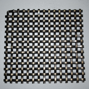 Chất Lượng Cao Trang Trí Thép Không Gỉ Dệt Dây Lưới Kim Loại Màn Hình Rèm Cho Cửa Tủ - Product Image 1