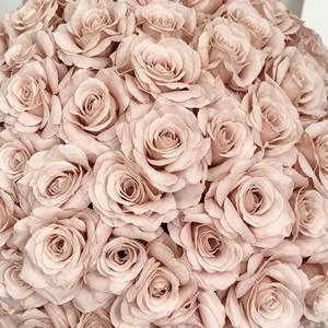 Boule de fleurs artificielle en soie rose poudré, faite à la main, pour centre de table de mariage, allée et décoration de scène - Product Image 4