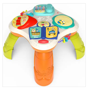 Centro <span class=keywords><strong>de</strong></span> Actividades Multifuncional 2 en 1 para Bebés, Andador <span class=keywords><strong>de</strong></span> Plástico con Mesa <span class=keywords><strong>de</strong></span> Juegos y Mesa <span class=keywords><strong>de</strong></span> Actividades - Product Image 4