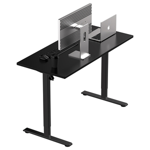 Động cơ duy nhất Chiều cao có thể điều chỉnh văn phòng máy tính bàn điện 47x23 inch màu đen Ergonomic đứng bàn - Product Image 4