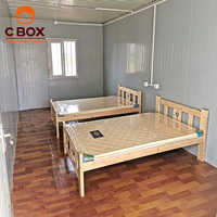 Cbox Maison Conteneur Modulaire Démontable à Montage Rapide à 2 Étages pour Logement de Travailleurs du Bâtiment