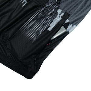OEM üretici yarış kesim Pro Team bisiklet Jersey özel erkek siyah hızlı kuru bisiklet Jersey - Product Image 4
