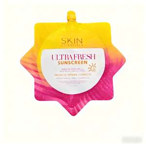Crème solaire blanchissante teintée SPF50 50ml Raw avec bienfaits soin <span class=keywords><strong>de</strong></span> la peau, crème solaire cosmétique pour le visage en sachet - Product Image 1