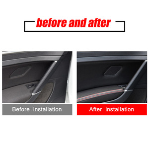 Volkswagen Golf 7 <b>Door</b> <b>Trim</b> Kits Leather 8Pcs 2014 2020 Interior Decoration Panel Cover - Product Image 3