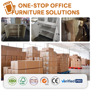 Meubles de bureau classeurs installation facile armoire de rangement de bureau moderne étagère à livres blanche personnalisée armoire de bureau en bois - Product Image 4