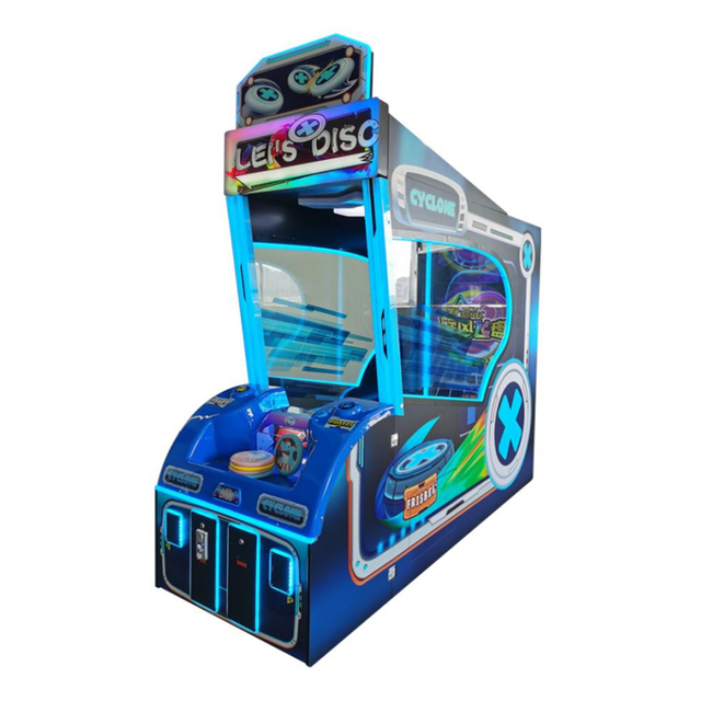New Arrival Coin Operated Let's Disc Lottery Game Machine Gaming Center Tickets Carnival Arcade Lottery Redemption Machine