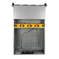 Boîtier d'ordinateur industriel MACASE R466-24, châssis rackable avec 24 baies de disques durs et serveur de stockage CCTV à échange à chaud en stock