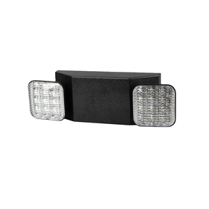 Thị trường Mỹ màu đen Twin tại chỗ khẩn cấp ánh sáng với <span class=keywords><strong>ul</strong></span> được liệt kê LED sạc khẩn cấp ánh sáng - Product Image 1