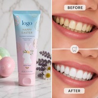 Dentifrice blanchissant à la niacinamide personnalisé, jetable, portable, nettoyage buccal en profondeur, élimination des taches, usage domestique