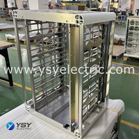 Châssis de rack d'équipement en tôle galvanisée sur mesure OEM, unité d'alimentation modulaire 19 pouces, armoire de montage en rack