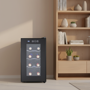 Refrigerador para Cerveza y Vino OEM, Refrigerador Doméstico para 8 Botellas, Gabinete para Vino de 22L - Product Image 3