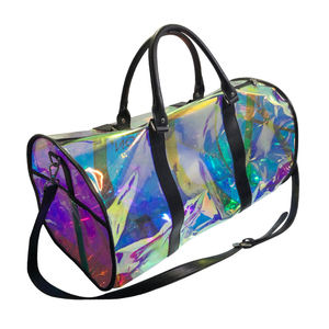 Borsa Tote da <span class=keywords><strong>donna</strong></span> con tracolla Laser trasparente in PVC trasparente in pelle borsa a mano - Product Image 4