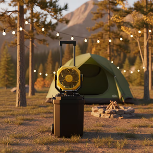 Ventilateur portable USB de camping et de bureau, mini ventilateur personnel à brumisation, idéal pour l'extérieur, en boîte ondulée – Meilleur prix - Product Image 1