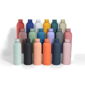 Bouteille d'eau isotherme tendance de 500 ml avec poignée, double paroi, anti-fuite, personnalisable pour la gym – Vente en gros promotionnelle - Product Image 2